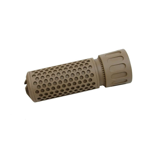 【5KU】KAC 556 QDC CQB Airsoft Suppressor ( Tan )タイプ サプレッサー ショート TAN 14m –  DropShotJapan