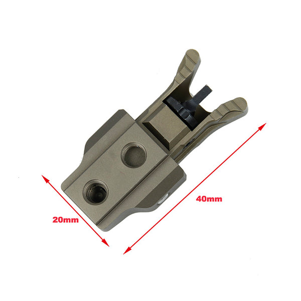 【BJ Tac】BackUp Iron Sight Folding ( FDE ) バックアップ アイアン