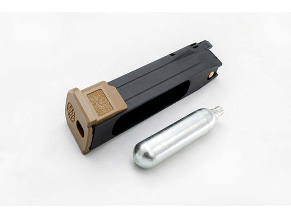 【SIG AIR/VFC】Spare Co2 Magazine For M17（Tan）M17用21連CO2マガジン タン（SIG-MAG- –  DropShotJapan