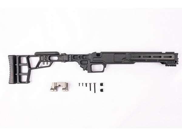 【Maple Leaf】MLC S2 Rifle Stock（BK）「メープルリーフ VSR 