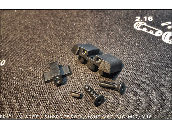 PRO-ARMS】Tritium Steel Suppressor Sight for VFC SIG P320 M17 M18 