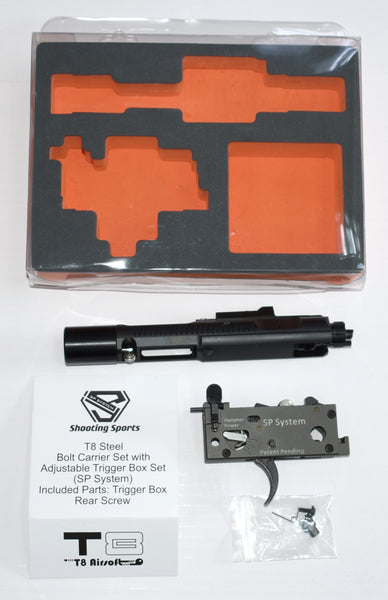 T8】Steel Bolt Carrier Set with Trigger Box for TM Marui マルイM4 MWS用 スチ –  DropShotJapan