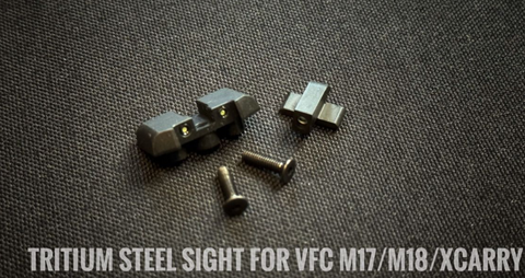 【PRO-ARMS】Tritium Steel Sight for SIG VFC P320 M17/M18/XCARRY対応スチールトリチウムサイト 新Ver.（PRO-M17-STS-V2）