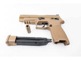 【VFC/SIG AIR】P320 M17 6mm Gas Version GBB Pistol ガスブローバックハンドガンTan（SIG-M17-TN）