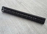 【5KU】15 inch NSR Keymod Handguard　5KU製NSRスタイル15インチKeymod　ハンドガードブラック（5KU-180-15）