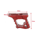 【5KU】HALO HANDSTOP（RED） HALOタイプ AR-15 ハンドストップ (KeyMod/M-LOK対応)赤（5KU-236-RD）
