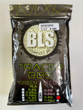 【BLS】0.2g 1KG ( 3330 rds ) Tracer Green BBS　トレーサーBB弾0.2ｇ 3330発（1KG）グリーン 蓄光 高精度BB弾（BLS-1KG-PLG20）