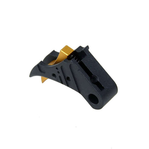 【5KU】SSVI Style CNC Trigger (BK)　マルイグロック対応SSVi TYRスタイル アジャスタブルトリガー ブラック(GB-495-BK)