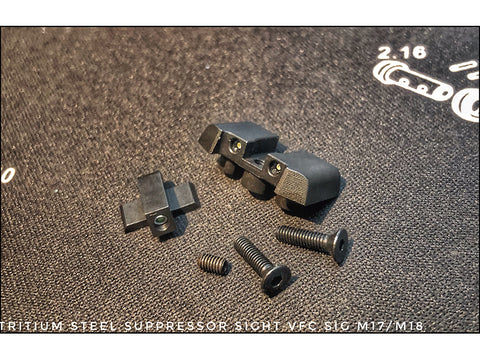 【PRO-ARMS】Tritium Steel Suppressor Sight for VFC SIG P320 M17 M18対応 トリチウムサイト スチール サプレッサーサイト（PRO-M17-STS）