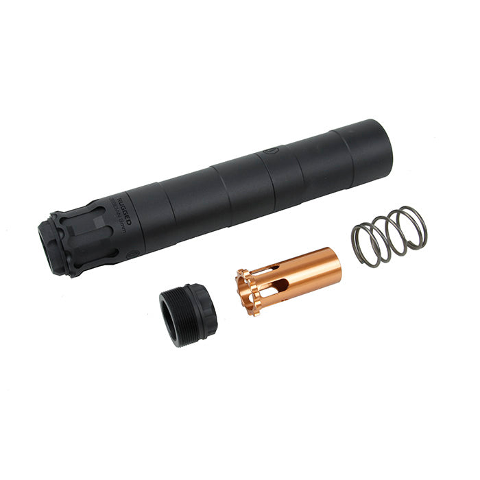 14mm　Dummy　14mm　Silencer　–　RGW】Obsidian　MP5　黒（R　DropShotJapan　9MM　MP5対応サプレッサー　CCW　逆ネジ
