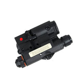 【DIJIA】PEQ LA5C UHP Red Laser , Flashlight & IR ( BK ) AN/PEQ-15 LA5C (UHP)タイプ エイミングデバイス レッドレーザー＆フラッシュライト＆IR 黒（DJ2022003-BK）