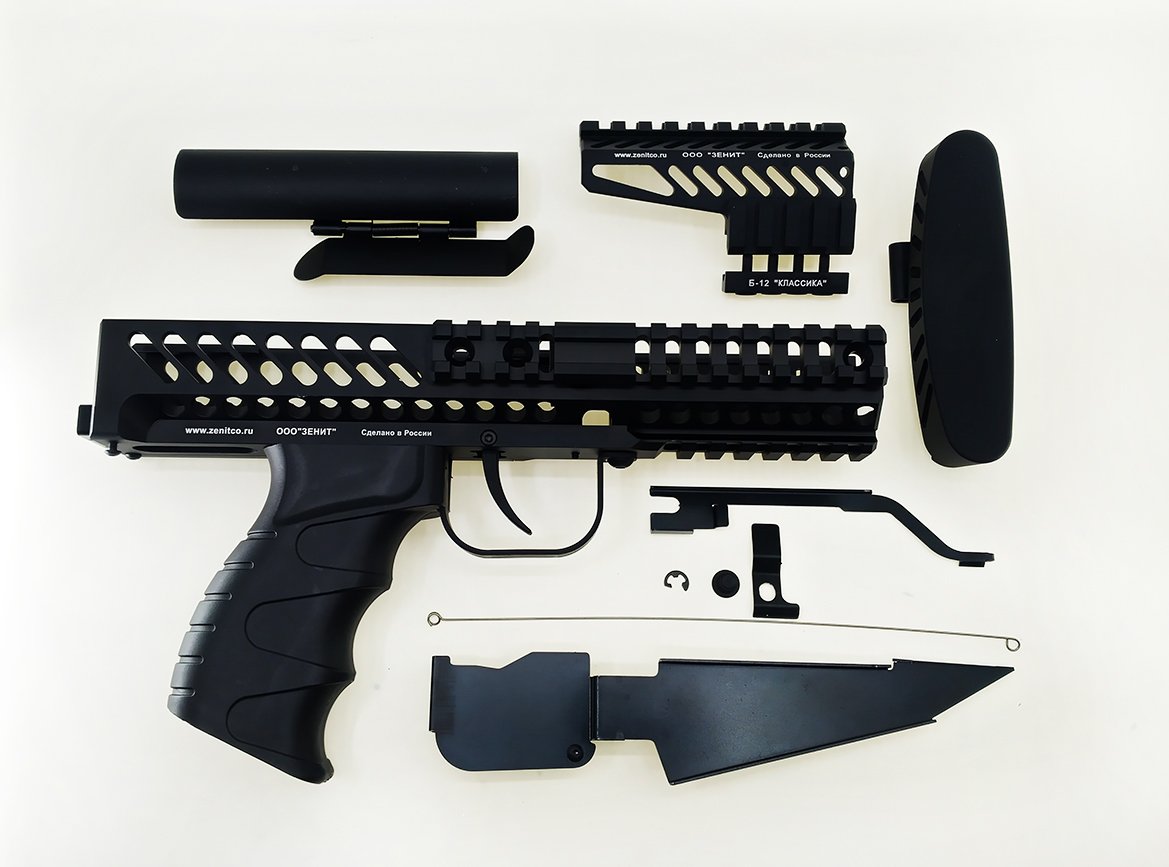 実グリ取付加工済】TWI Bullpup Kit for GHK AK BLACK コンプリート 