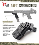 【Action Army】AAP01 MAG EXTEND GRIP　AAP01専用マグエクステンドグリップ黒（U01-027）