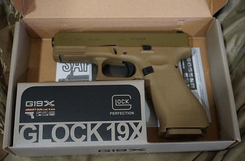 【VFC】Glock G19X GBB（TAN）ガスブローバックガン（VFC-G19X）